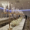 Wholesale Event Table Decorations Centerpieces Candle Holders With Glass Tubes Wedding Candelabra