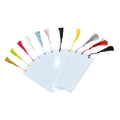 DIY Design Customized Logo Double Sides Printable Bookmarks Sublimation Metal Bookmark With Colorful Tassel