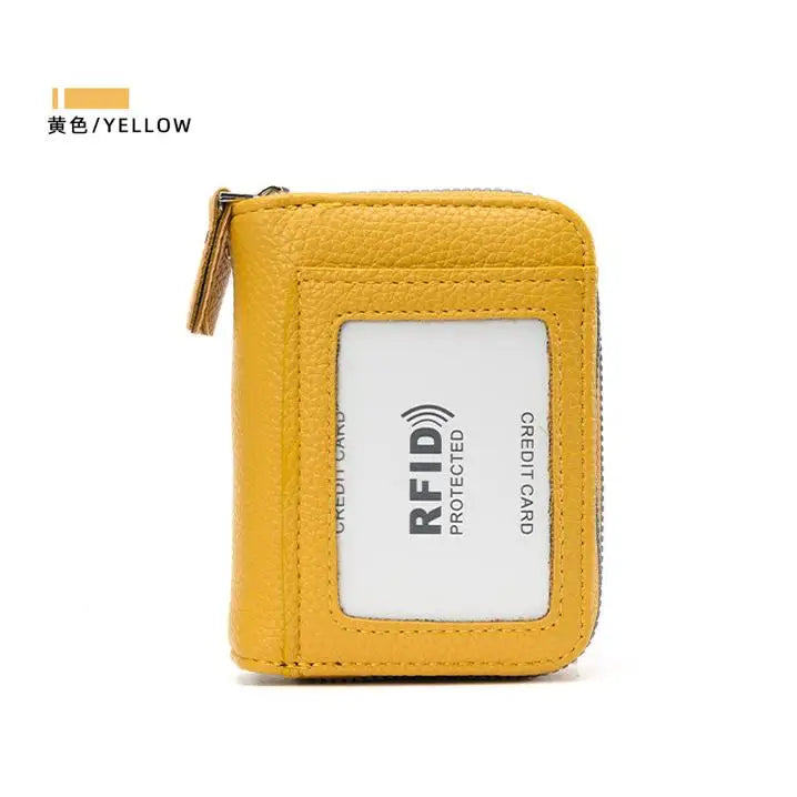 SG0484 Multi Colors Business Card Holder with Photo Window RFID Blocking Card Holders Promotion Gifts Small Wallet