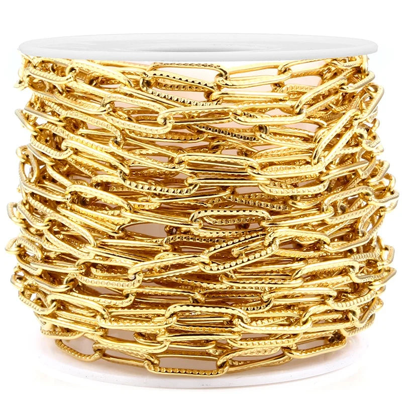 Stainless Steel Fashion Link Mens Chain Custom Diy Charms Cute Girls Jewelry Findings Accessories for Women