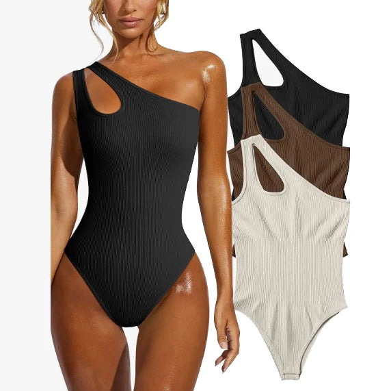 Women Stretchy Compression Quick Dry Seamless Tummy Control Bodysuit