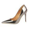 10.5 cm Height Trendy Office Shoe Classical Patent Leather Stiletto High Heels Pointed Toe Women Pumps Shoes