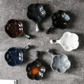 Japanese-Style Household Ceramic Plate Tableware Eco-Friendly Soy Sauce Tray Creative Color Glaze Seasoning Tray Chopsticks
