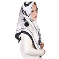 Factory Wholesale Women Summer Satin Silk Bandana Head Wrap Luxury Brand Bright 90x90cm Headkerchiefs for Ladies