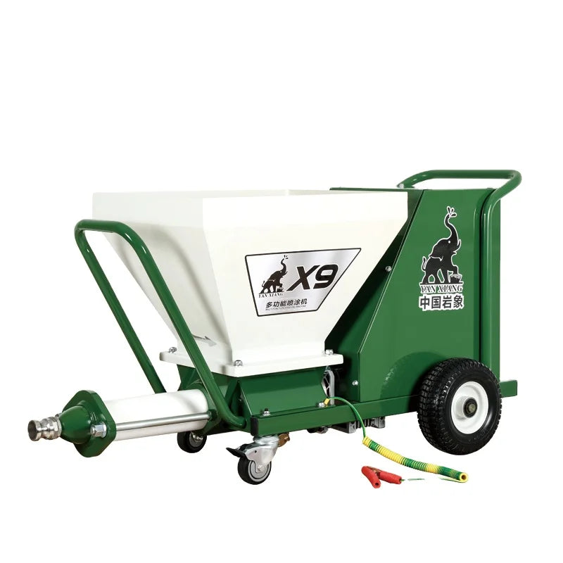Yanxiang New Style X9 Stone Paint Spraying Machine Texture Paint Sprayer 220V 4KW 60L Hopper CE Certified High Efficiency