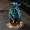 Pineapple Incense burner Backflow Iincense Stick Holder Censer Smoke Backflow Wholesale Original European Style Decoration Penda