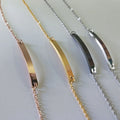 DIY Personalized Custom Logo Engraved Text Bracelets Bangle Stainless Steel Blank Bracelet for Men Women