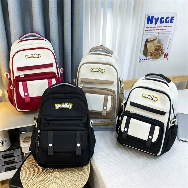 2026 Corduroy Backpacks Women School Bags for Teenager