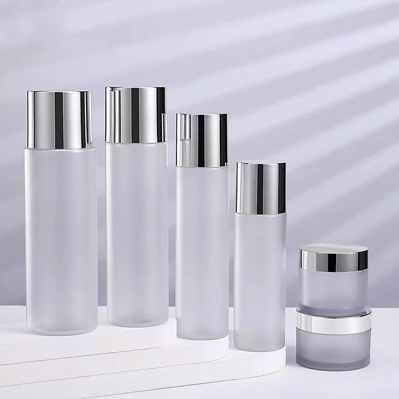 100ml/120ml/150ml/200ml PET Biodegradable Round Scrub Toner & Lotion Empty Cosmetic Bottle Screw Cap for Skin Care Packaging