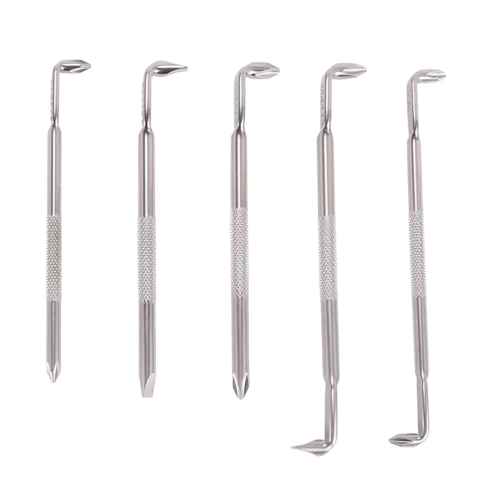 5pcs Z-Type Right-Angle 90 Degree Elbow Screwdriver L-Shaped Magnetic Tip Car Repair Tool Made of Alloy Steel