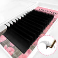 Abonnie Matte Black Lash Trays Fast Fanning Eyelash Extention Bottom J C CC D DD L M Easy Fan Lash Tray Cashmere Lash Extensions