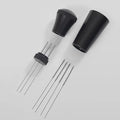 WDT Tool Stand 7 Needles Eco-Friendly Stocked Stainless Steel Espresso Coffee Stirrer Essential Barista Tools for Coffee Tea