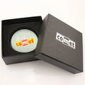 Personalized Crystal Clear Glass Hemisphere Paperweight - 80mm Photo Engraved Decorative Desk Gift