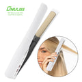 New Product 2025 Ceramic Portable Usb Rechargeable Cordless Flat Iron 2 in 1 Curling Iron Wireless Hair Mini Hair Straightener