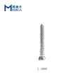 Veterinary Orthopedic Implants 1.5/2.0/2.4/2.7/3.5mm Stainless Steel Cortical Self Tapping Screw