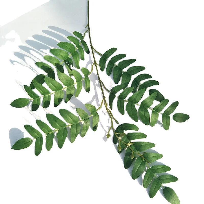 Wholesale Silk Locust Tree Leaf Artificial Plants Locust Leaves Branches for Garden Decor