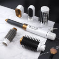 Fast Styler Hot Air Brush One Step Hair Styler Hair Dryer 360 Degree Rotating Line Tail 5-in-1 Negative Ion Hair Straightener