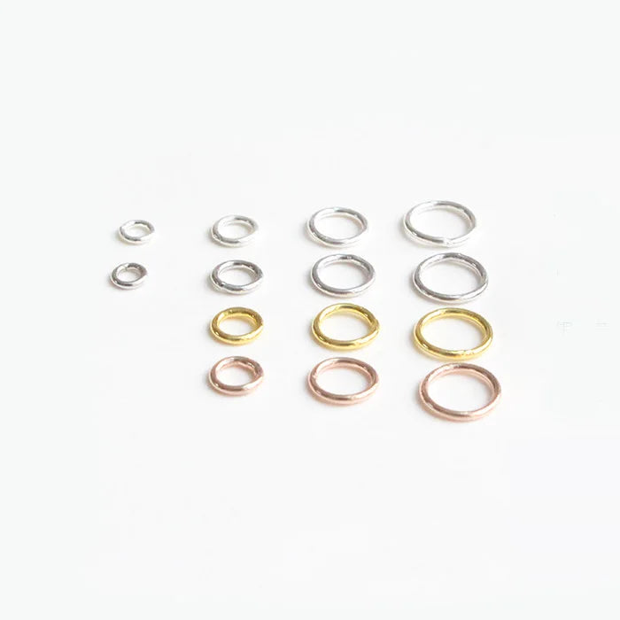 Jewelry Jump Rings Closed Ring S925 Sterling Silver