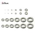 500pcs 3.5-14mm Fishing Rings Stainless Steel Solid Ring Strengthen Lure Single Rings Connecting Fishing Accessories