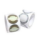 Personalized Logo Printed Rainbow Reflective Foil Hologram Sticker Laser Film Labels Vinyl Adhesive Custom Sticker