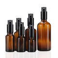 30ml 50ml 100ml Amber Glass Perfume Fine Mist Spray Bottle Travel Refillable Skin Care Essential Oils Sprayer Atomize Bottles