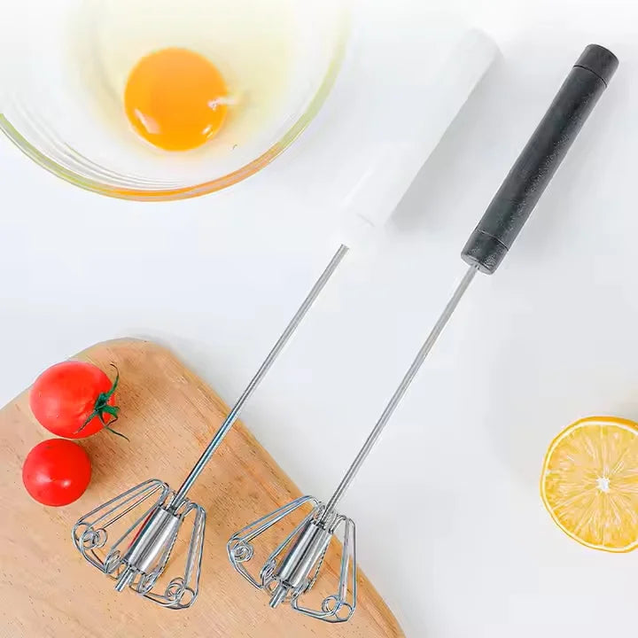 Convenient Home Kitchen Baking Tool Multifunction Stainless Steel Egg Beater and Hand Mixer Manual Press Cream Coffee Tool