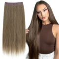Julianna Synthetic Hair Wholesale Kanekalon Futura Fiber Blonde Thick 1 Piece Straight Clip in Hair Extensions