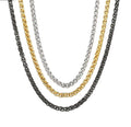 Diy Jewelry Accessories Simple Stainless Steel Hip-hop Keel Necklace for Men and Women 304 Flower Basket Chain