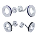 Wholesale Reversible Enamel Premium Cufflinks Custom Mens Suit Shirt Fashion Accessory Wedding Tuxedo Trendy Jewelry Gift Set