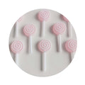 100Pcs/Lot 21*50MM Assorted Pastel Color Swirl Lollipop Candy Flatback Resin Cabochons for DIY Crafts Scrapbooking Decoration