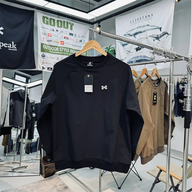 Top Grade Version Men's Outdoor Sports Wind Proof Quick Dry Jumper Water Proof Breathable Sweatshirt Hard-wearing Undershirt