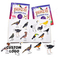 Custom Colorful Decor Children Activity Rewards Sticker Printing Reusable Birds Animal Kids Stickers Book