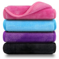 Wholesale Reusable Organic Microfiber Face and Eye Makeup Remover Cloth Private Label Hot Sell Woven Technics