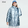 Winter Down Jacket Women Loose Clothing Outerwear Quality Thick Cotton Medium Length Winter Coat Astrid FR-7078