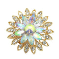 2025 Designer Brooches and Pins Hot Sale Rhinestone Crystal Flower Pins for Women Children for Weddings Mainly Made of Alloy