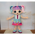 Enjoyment CE Advertising Adults unicorn Girl Mascot Costume Custom Made Used Cartoon Character Custom Mascots Costumes