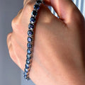 Luster Fashion Bracelets 925 Sliver 5mm Moissanite Tennis Chain for Women