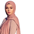 Wholesale Dubai Muslim Women's Scarves Hijab Shawls Modal/Jersey Material 30 Colors Stretchy Stitch Winter/Spring/Autumn Use
