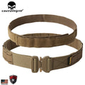 Emersongear Buckle Tactical Combat Belt Nylon Laser Cutting Molle System Outdoor Hunting Combat Belt With LCS Style