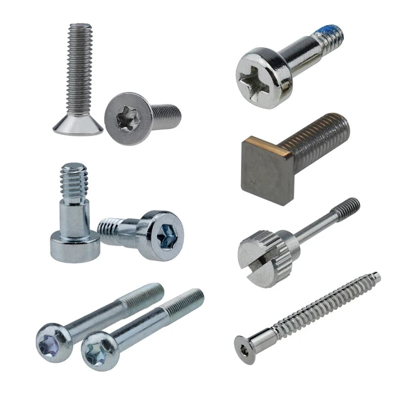Jeasnn China Supplier Custom Special square Pan Flat Head Screw Captive Slotted Screw Allen Hex Countersunk Socket Torx Screw