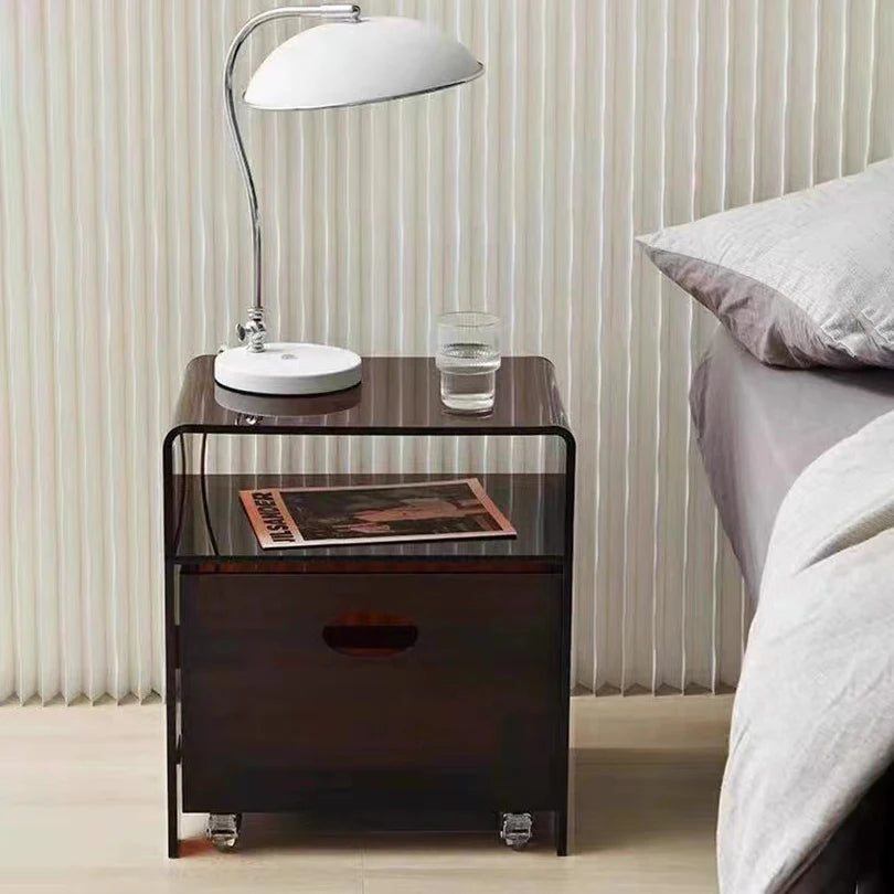 Modern Acrylic Plexiglass Bedroom Furniture for Apartment and Hotel Bedside & Coffee Table Accessory for Living Room