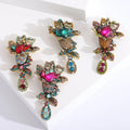 Hot Selling Diamond High-end Brooch Temperament Retro Colored Rhinestone Brooch for Men and Women Wholesale