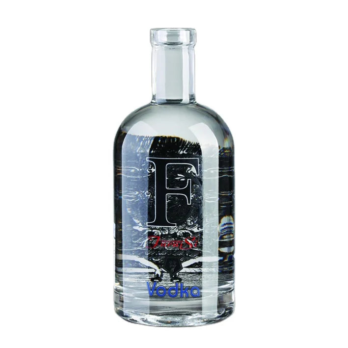 High Quality 50ml 100ml 200ml 375ml 500ml 750ml 1000ml Empty Glass Wine/Coffee/Liqueur Bottle with Crown Cap Cork