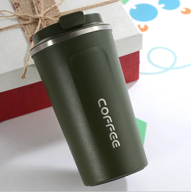 500ml 380ml Reusable Coffee Cups Double Wall Stainless Steel Vacuum Spill Proof with Lid Water Bottle for Travel Hot Selling