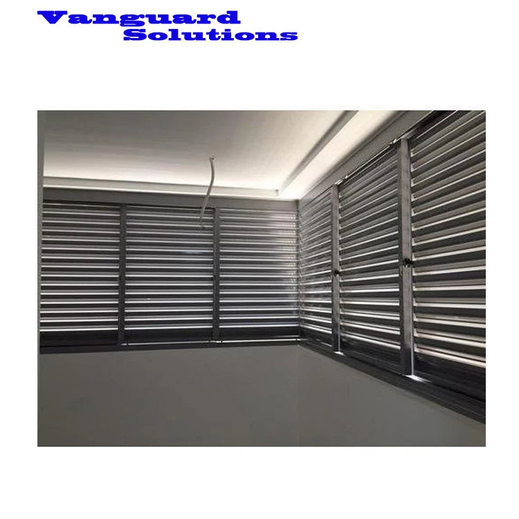 AS2047 Australia Vanguard Solutions the Good Quality of Exterior Hurricane Proof Aluminum Frame Louver windows