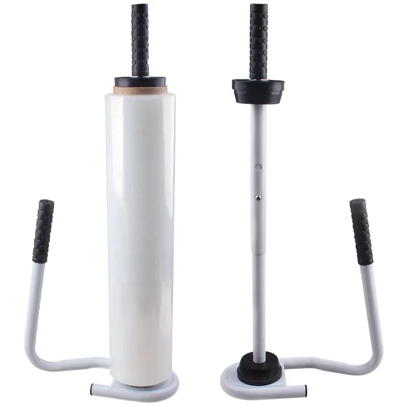 New Type Pack Stretch Film Dispenser Holds Tools With Hand Use Stretch Film Holder Package Carton Customized Transparent Soft