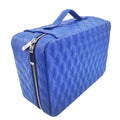 Wholesale Logo Luxury Leather Jewelry Suitcase Storage Box Travel Ring Necklace Bracelet Watch Organizer Case
