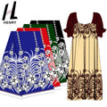 Tribe&Floral Pattern Best-selling for Woman Dress 100% Polyester Fabric Manufacturer Customized Flower