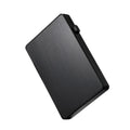 Factory Custom Logo Carbon Fiber Leather Card Holder RFID Aluminum Case Box Purses Slim Pocket Wallet Promotion Gift