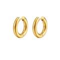 Stainless Steel Jewelry Minimalist Style Circle Earrings for Men and Women Multiple Sizes Available